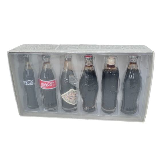 VTG Evolution of The Coca-Cola Contour Bottle 100th Anniversary Mini Set - Picture 1 of 9